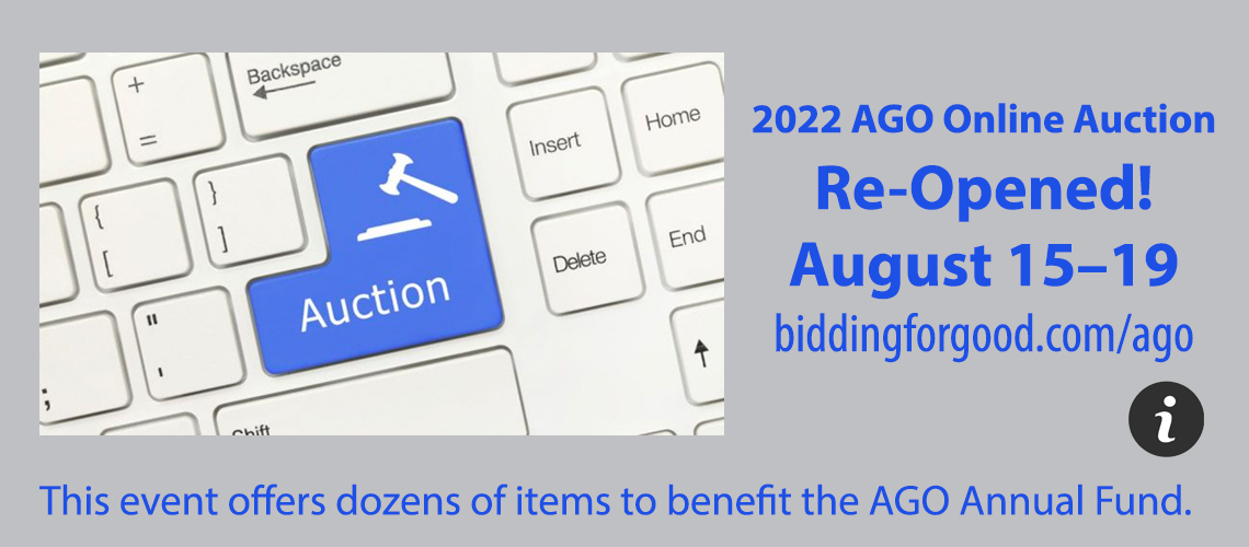 2022 AGO Online Auction