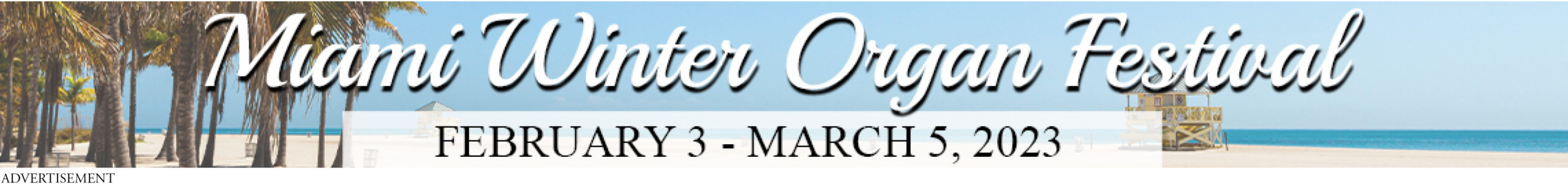 Miami Organ Festival banner ad